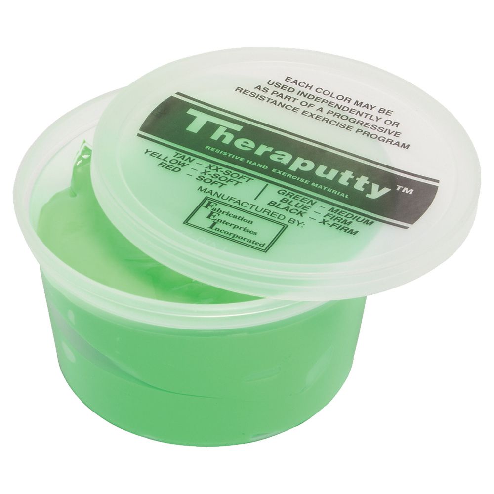 CanDo Antimicrobial Theraputty Exercise Material - 1 lb - Green - Medium CanDo Antimicrobial Theraputty Exercise Material - 1 lb - Green - Medium