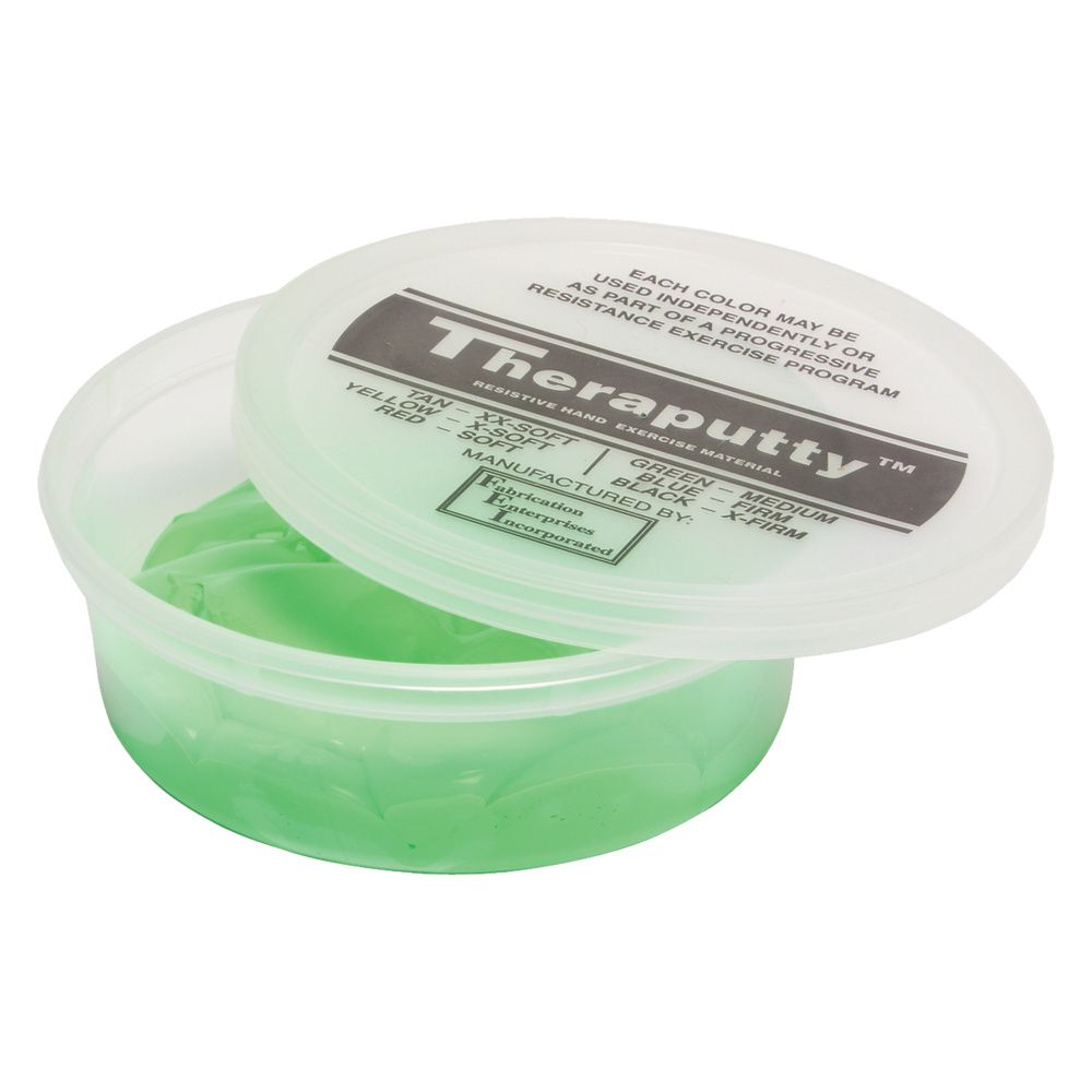 CanDo Antimicrobial Theraputty Exercise Material - 4 oz - Green - Medium CanDo Antimicrobial Theraputty Exercise Material - 4 oz - Green - Medium