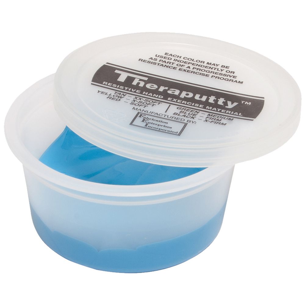 CanDo Antimicrobial Theraputty Exercise Material - 2 oz - Blue - Firm CanDo Antimicrobial Theraputty Exercise Material - 2 oz - Blue - Firm