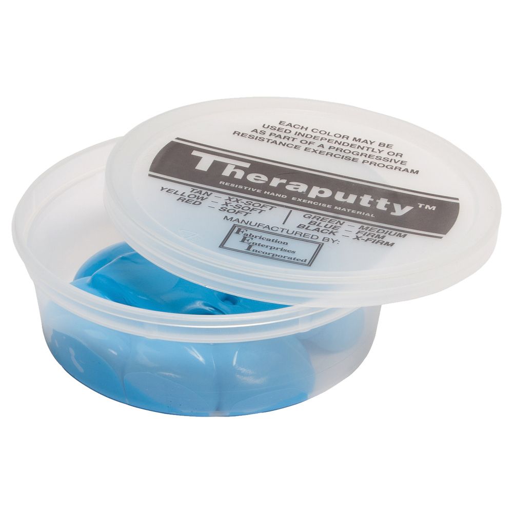 CanDo Antimicrobial Theraputty Exercise Material - 6 oz - Blue - Firm CanDo Antimicrobial Theraputty Exercise Material - 6 oz - Blue - Firm