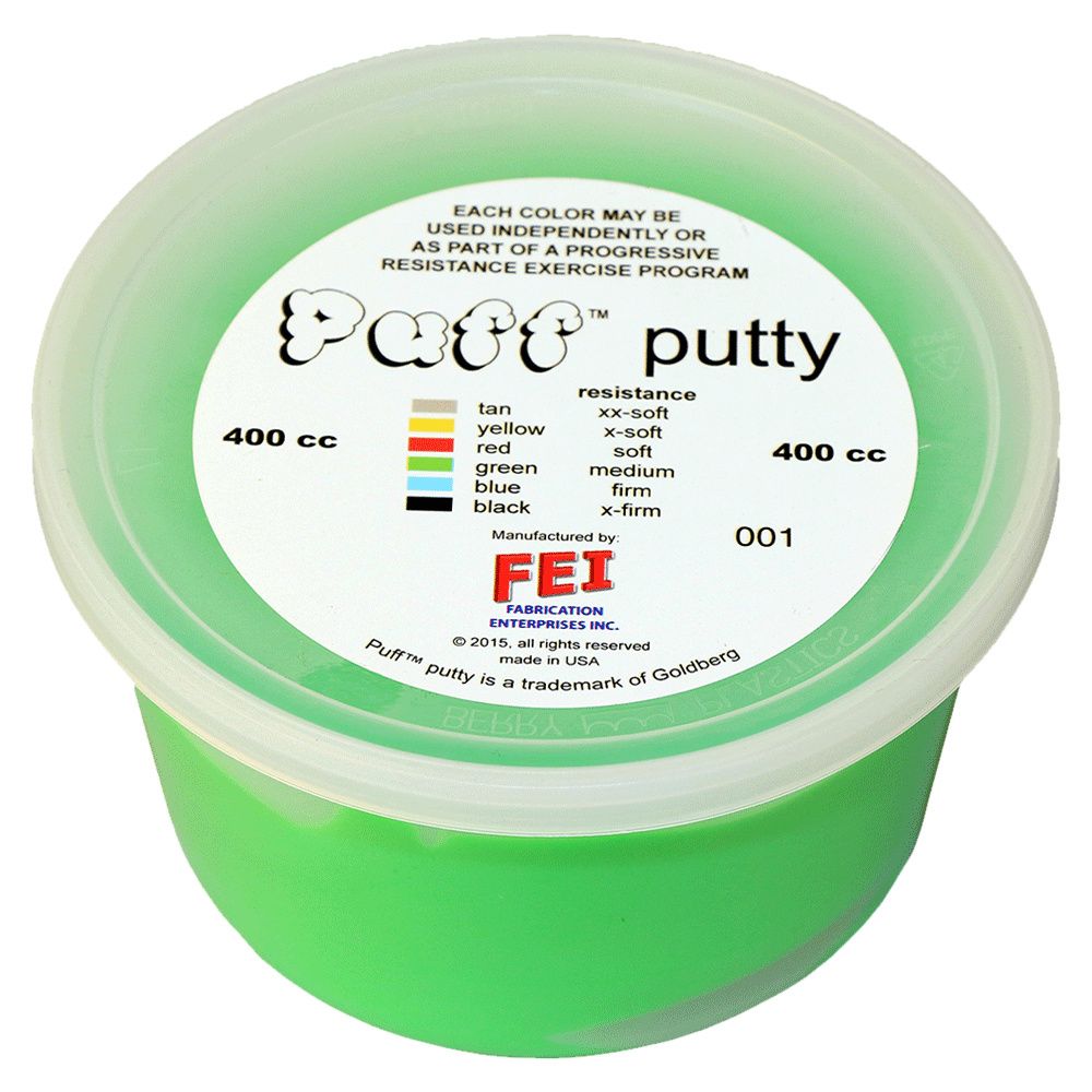 Puff LiTE Exercise Putty - firm - blue - 400cc