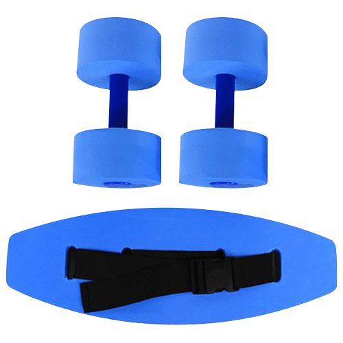 CanDo aquatic exercise kit, (jogger belt, hand bars) medium, blue CanDo aquatic exercise kit, (jogger belt, hand bars) medium, blue