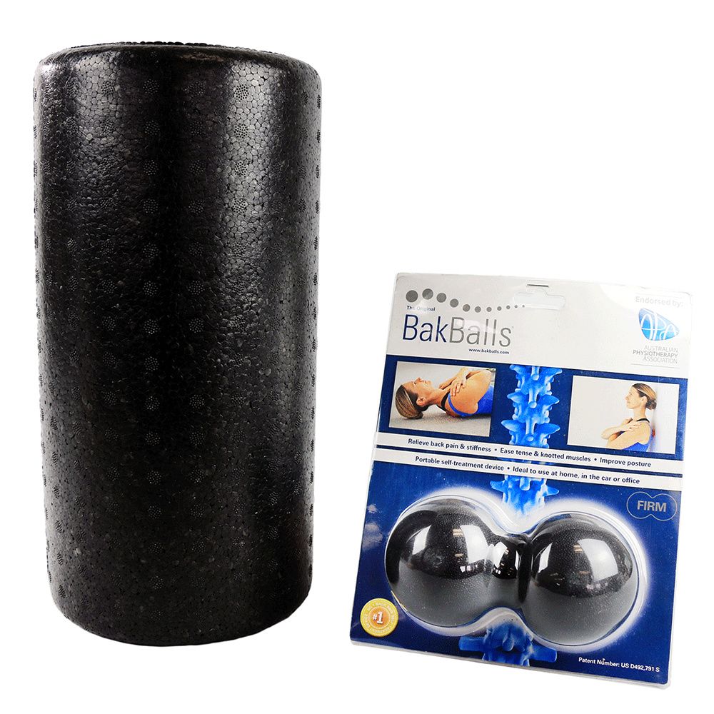 Mobility Kit - Firm - BakBalls (black, firm) and 12 Mobility Kit - Firm - BakBalls (black, firm) and 12