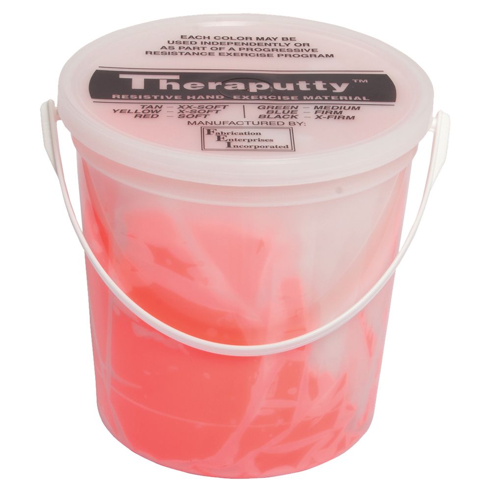 CanDo Antimicrobial Theraputty Exercise Material - 50 lb - Red - Soft