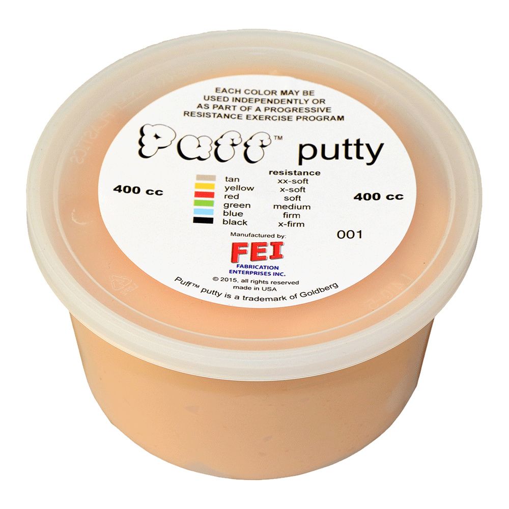 Puff LiTE Exercise Putty - xx-soft - tan - 400cc Puff LiTE Exercise Putty - xx-soft - tan - 400cc