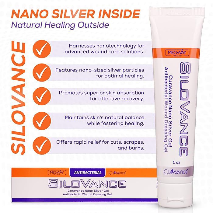 nano silver dressing CuraVance SiloVance Nano Silver gel