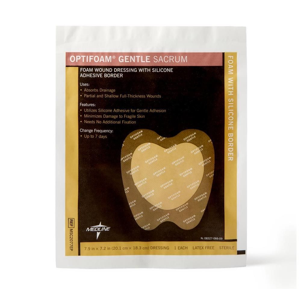 Medline Optifoam Gentle Silicone Border Dressing