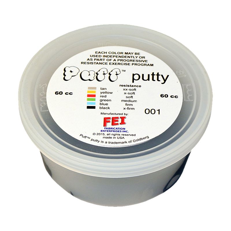 Puff LiTE Exercise Putty - x-soft - yellow - 60cc Puff LiTE Exercise Putty - x-soft - yellow - 60cc