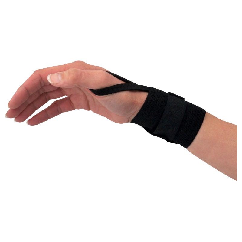 Adjustable Black Sports Wrist Brace - Carpal Tunnel Support Strap For Pain Relief