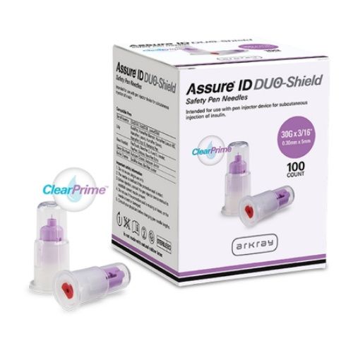 Arkray Assure ID Safety Pen Needles With Duo Shield
