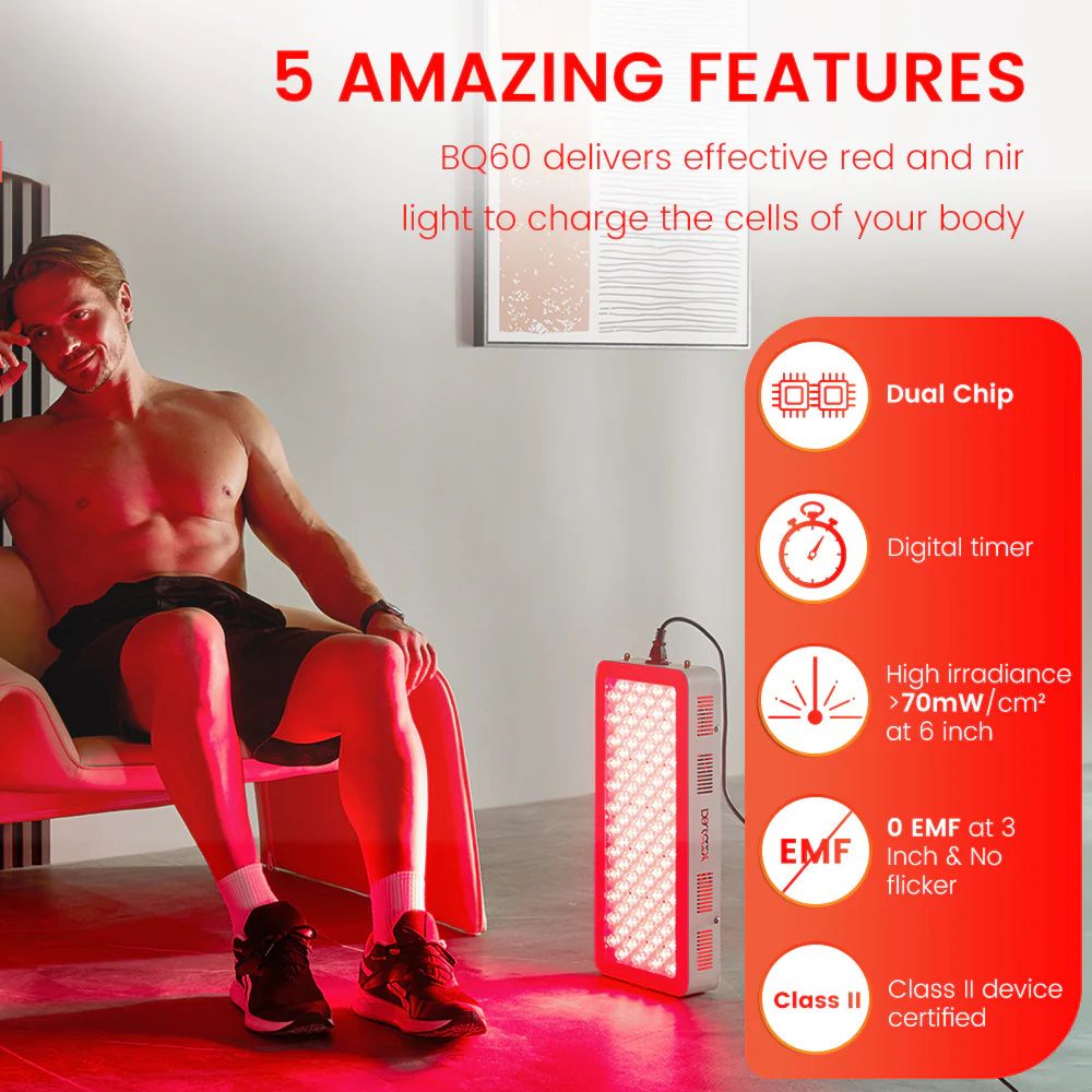 Buy Bestqool Dual-Chip Red Light Therapy BQ60 Device