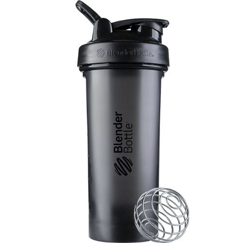 Bouteille Shaker BlenderBottle Isolée - 18 Oz (530 Ml) - Acier Inoxydable - Blanc/gris - Occasion Bon état