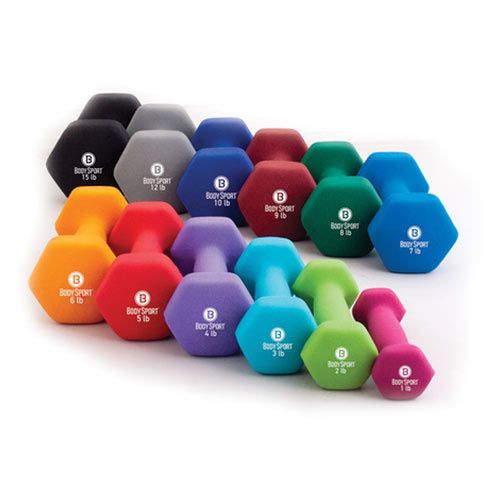 Buy Body Sport Neoprene Dumbbells Neoprene Coated Dumbbells