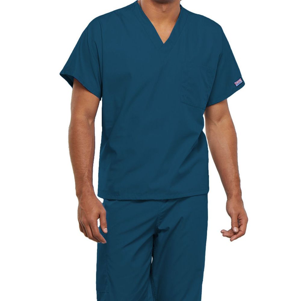 Buy Cherokee Workwear Unisex V-Neck One Pocket Scrub Top - 4777