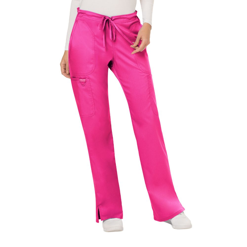 Order Cherokee WW120 Mid Rise Moderate Flare Drawstring Pant