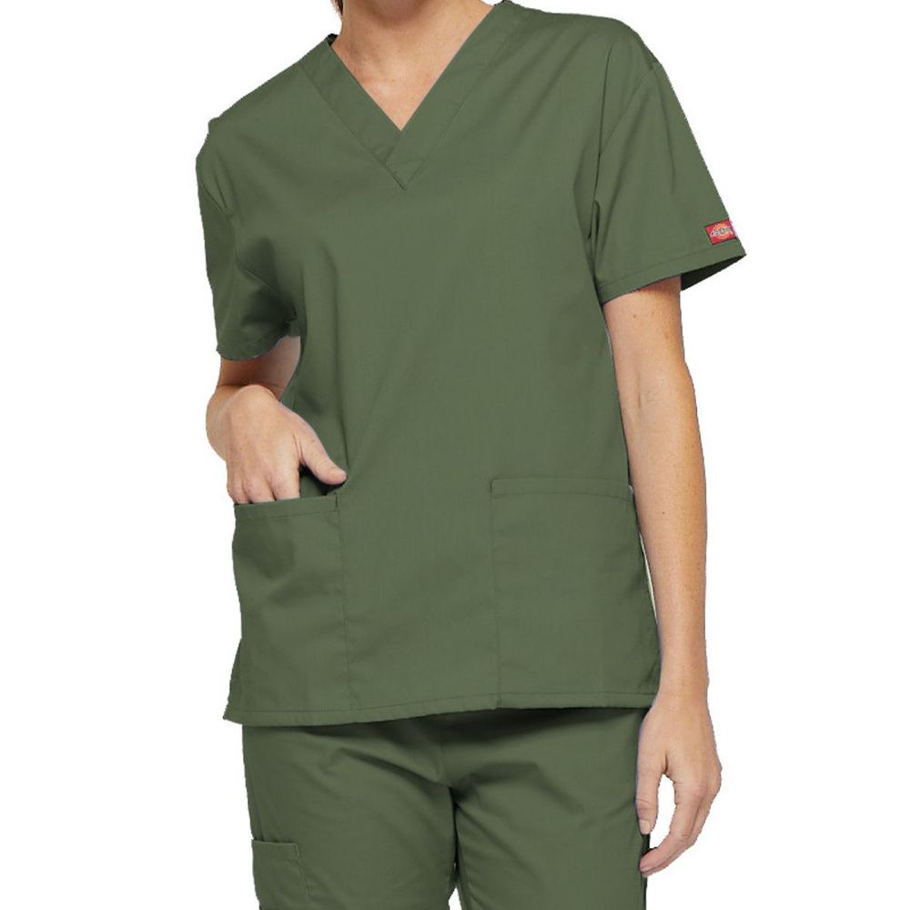 Dickies SCRUB & PANTSシリーズ オリーブグリーン Olive Green Dickies Scrubs Gen Flex Mens Drawstring Cargo Pant