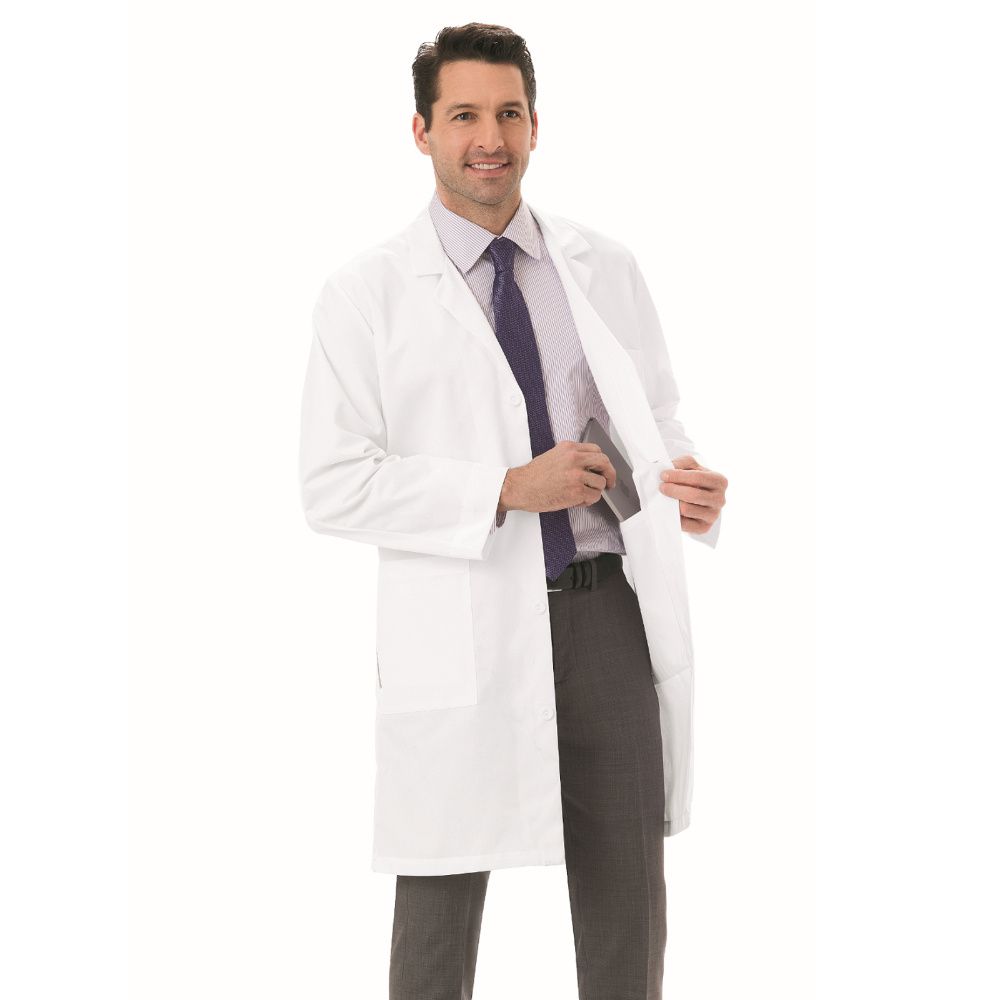 Shop Encompass Men's Meta 37 Inch Long Lab Coat - 1963 | Lab Coats
