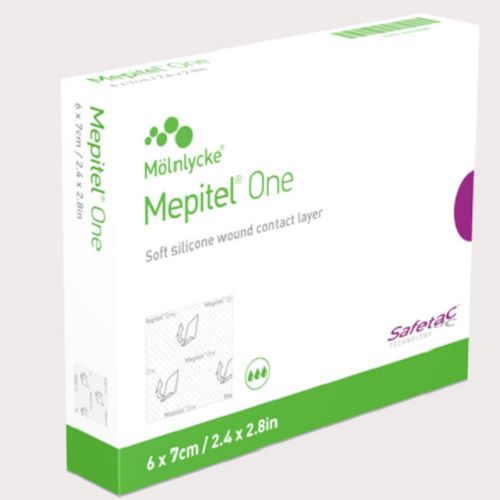 Mepitel One Silicone Dressing, 4 x 7 inch