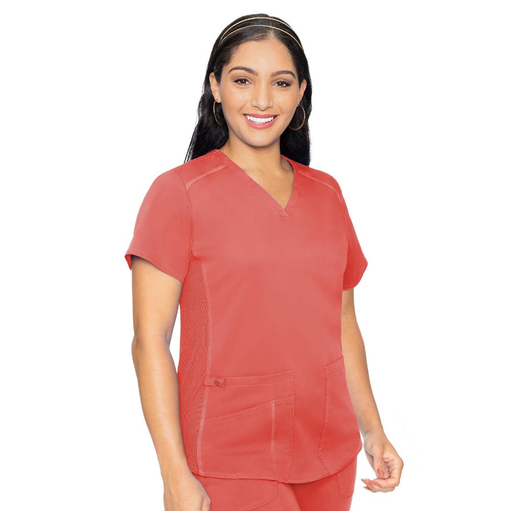 Buy Med Couture Touch Women's V-Neck Shirttail Top 7459 | Scrub Top