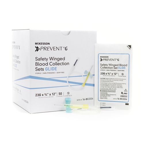 BLOODセット Buy McKesson Prevent G Blood Collection Set 23 Gauge