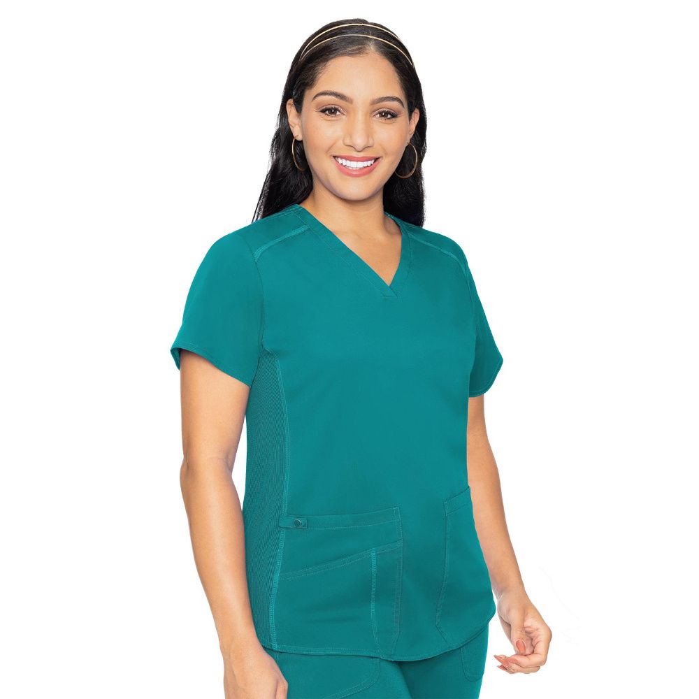 Buy Med Couture Touch Women's V-Neck Shirttail Top 7459 | Scrub Top