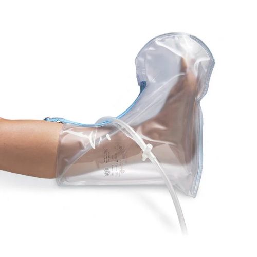 Urias Air Splint For Leg And Foot - Large Size (66cm), Transparent PVC, Latex-Free Immobilizer