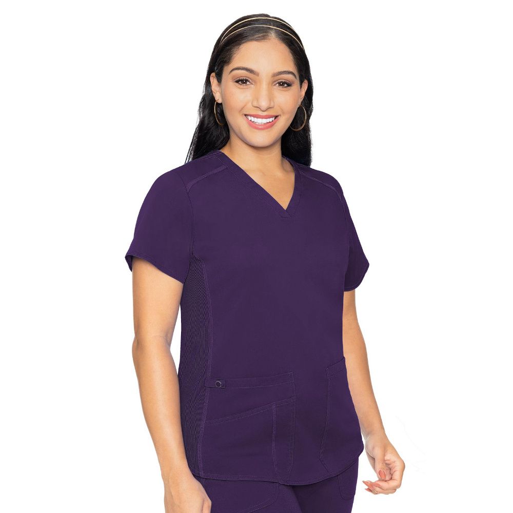 Buy Med Couture Touch Women's V-Neck Shirttail Top 7459 | Scrub Top