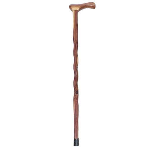 Mabis DMI Briggs Brazos Twisted Aromatic Cedar Walking Cane With
