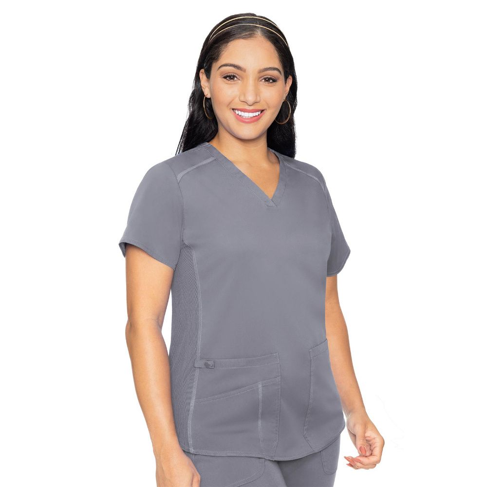 Buy Med Couture Touch Women's V-Neck Shirttail Top 7459 | Scrub Top