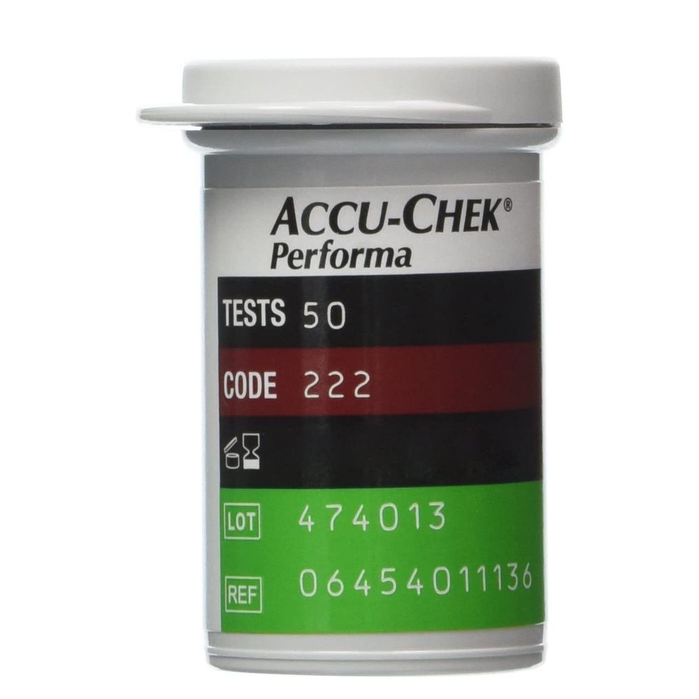 Roche Diagnostics Accu Chek Performa Blood Glucose Test Strips