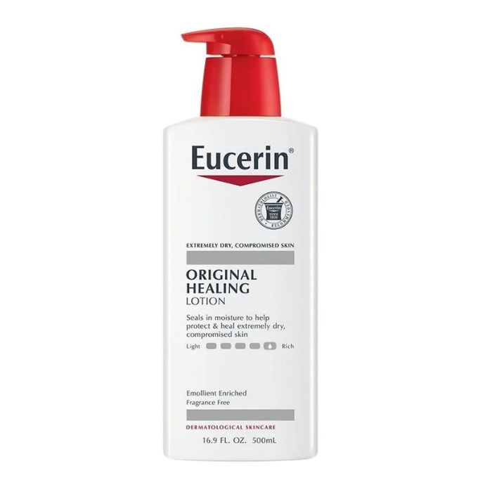 Eucerin Original Healing Soothing Repair Lotion 16.9 fl oz product package