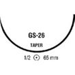 Medtronic Monosof Dermalon Taper Point Sutures GS-26 Needle 