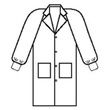 Halyard 3-Layer Basic Lab Coat