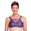 Trulife 4019 Jessica Cami Style Lace Accent Mastectomy Bra-Amethyst 