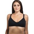 Almost U Style 1700 Seamless Cotton Bra-Black