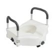 Drive PreserveTech Secure Lock Raised Toilet Seat Side view 