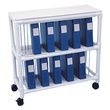 Healthline Binder Cart With Common Carrier - 20 binders Capacity