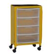  MJM Universal Isolation Cart With 4 Drawers