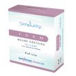 Safe N Simple Simpurity Bordered Silicone Foam Dressings - 4" x 4"