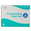 Dynarex Freestanding Toilet Rail