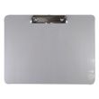 Universal Plastic Brushed Aluminum Clipboard