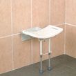 Homecraft Wall-Mounted Steel Shower Seat