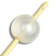 Medline Two-Way Silicone-Elastomer Coated Coude Tip Latex Foley Catheter - 10cc Balloon Capacity