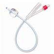 Medline Two-Way 100% Select Silicone Straight Tip Foley Catheter - 10cc Balloon Capacity