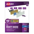  Avery The Mighty Badge Name Badge Holders