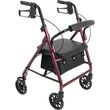 ProBasics Aluminum Rollator - Burgundy