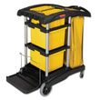 Rubbermaid Commercial HYGEN HYGEN Microfiber Healthcare Cleaning Cart