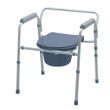 Medline EZ-Care 3-in-1 Painted Steel Commode