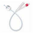 Medline Two-Way 100% Select Silicone Coude Tip Foley Catheter - 10cc Balloon Capacity