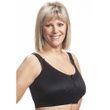 Wear Ease Grace Post Surgical Bra-Black Front